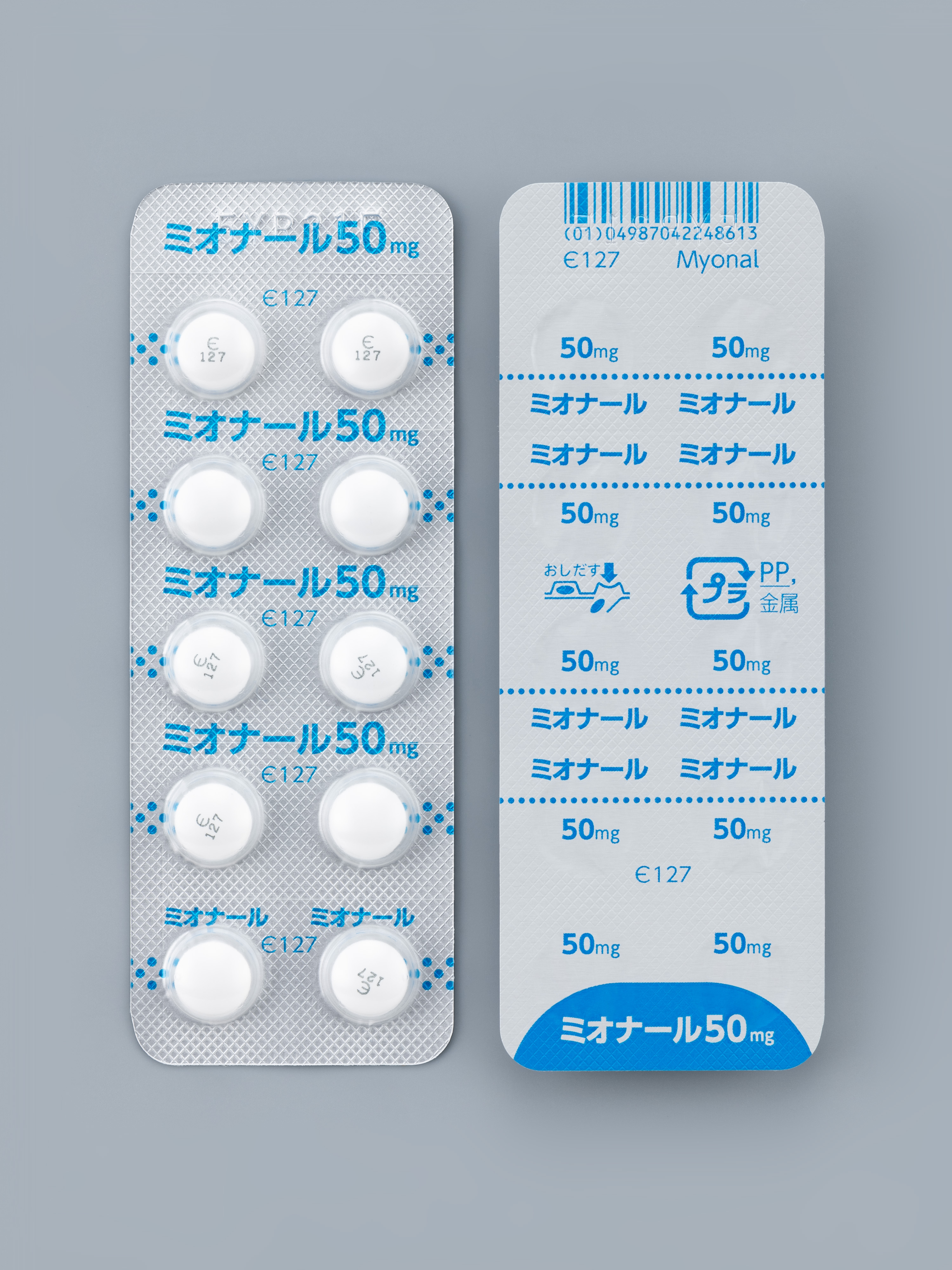 ミオナール錠50mg/顆粒10％の基本情報 | 科研製薬 医療関係者向け情報 KAKEN Medical Pro